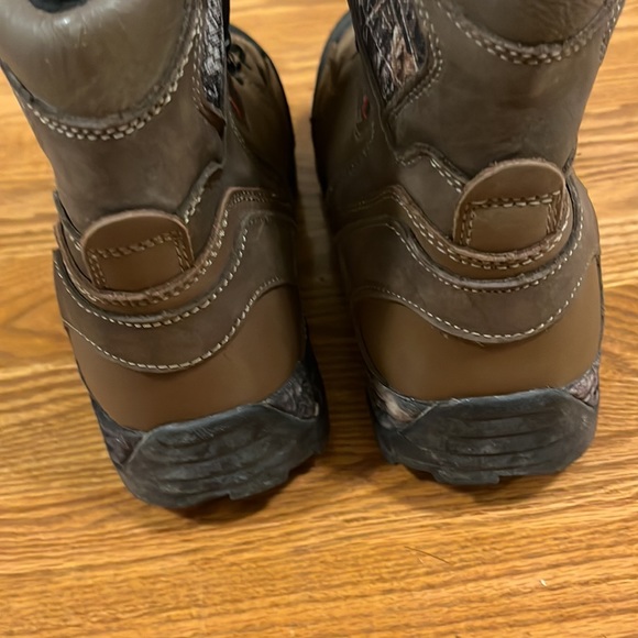 Men’s Guide Gear Leather Camo Hunting Boots - 8 - Picture 3 of 10
